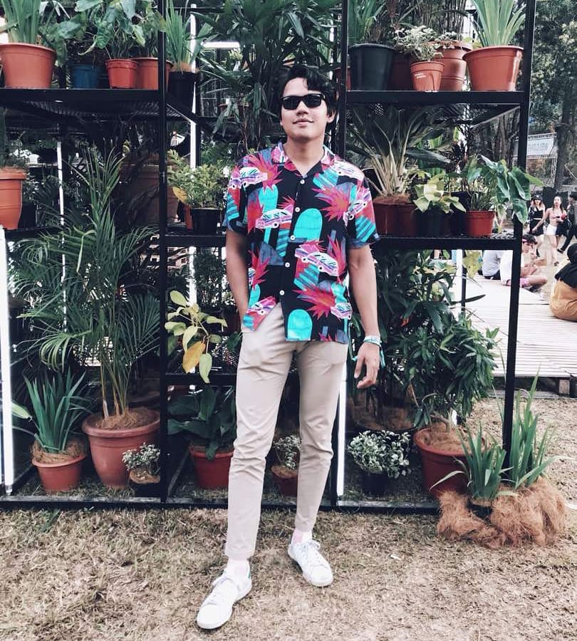 Every guy in a floral shirt.
